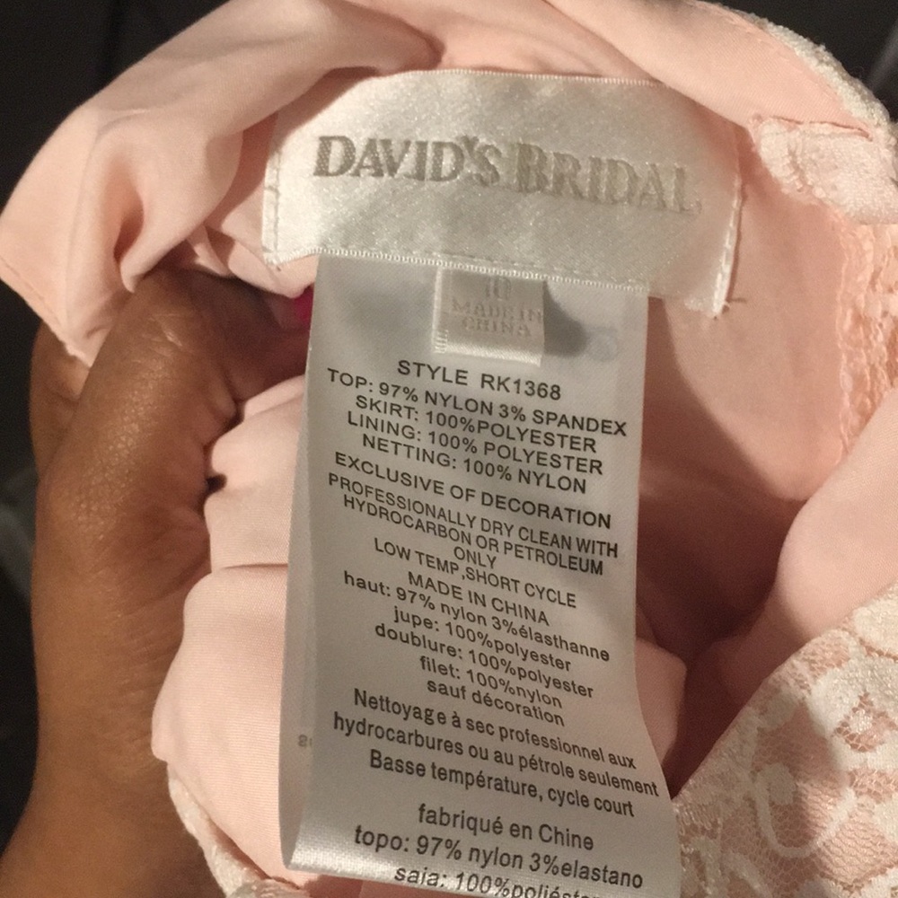 David’s bridal flower girl dress - Picture 5 of 8